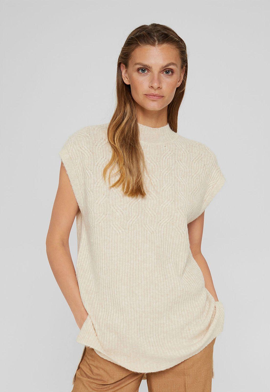 Sweater Con Diseño De Punto Esprit-0
