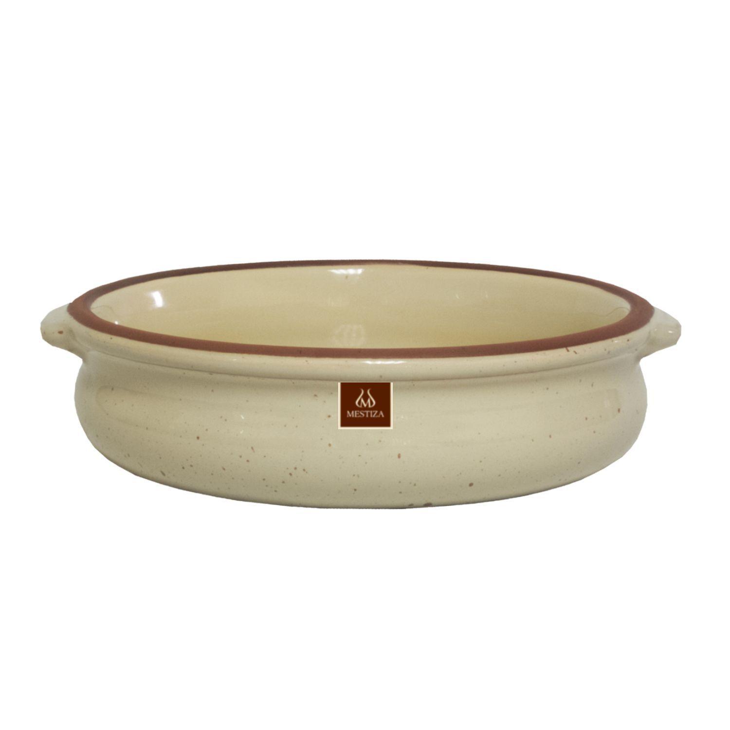 Set de Platos y Cazuelas Mestiza Crema Miel-4