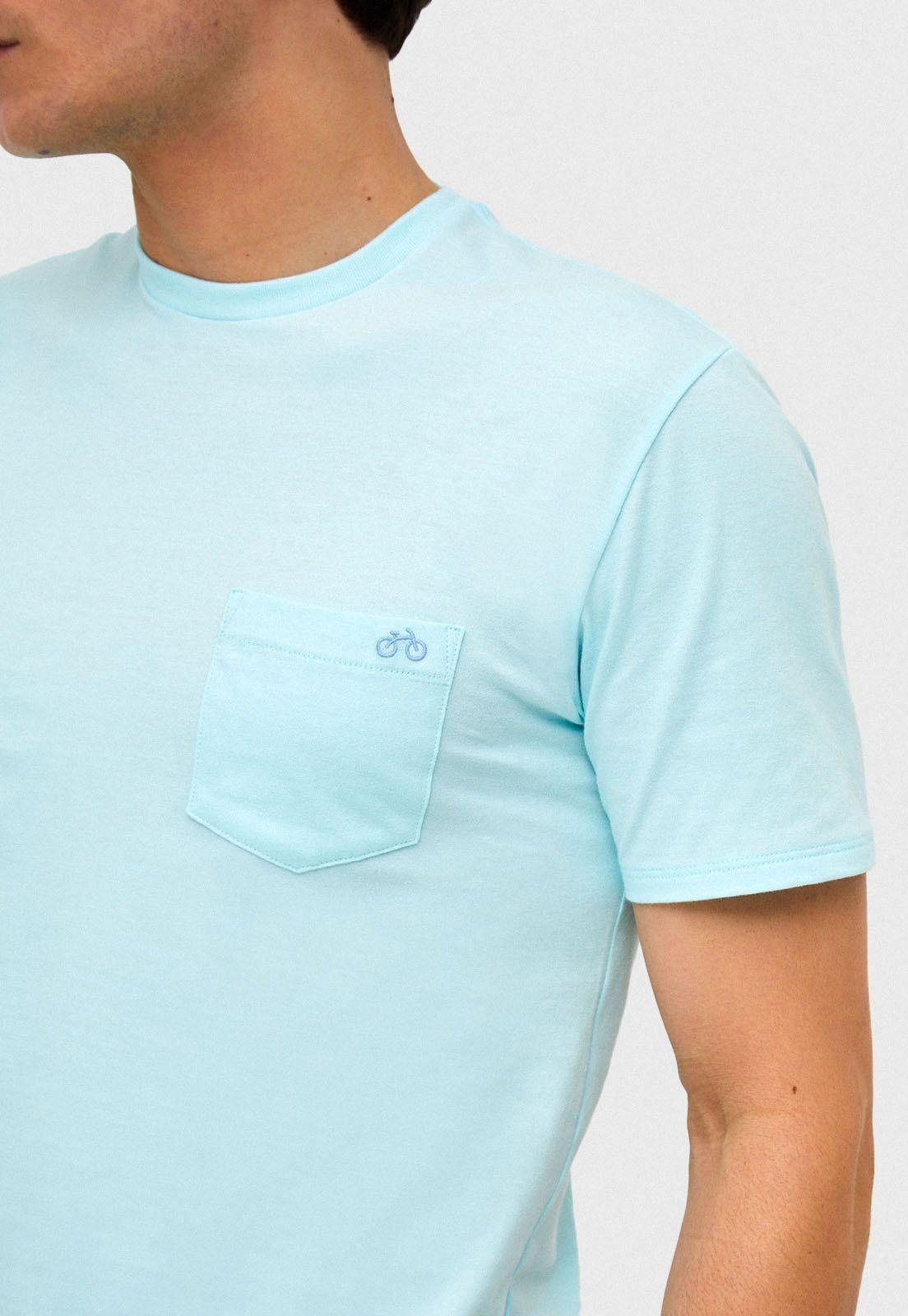 Polera Crew neck Marco Turquesa-2