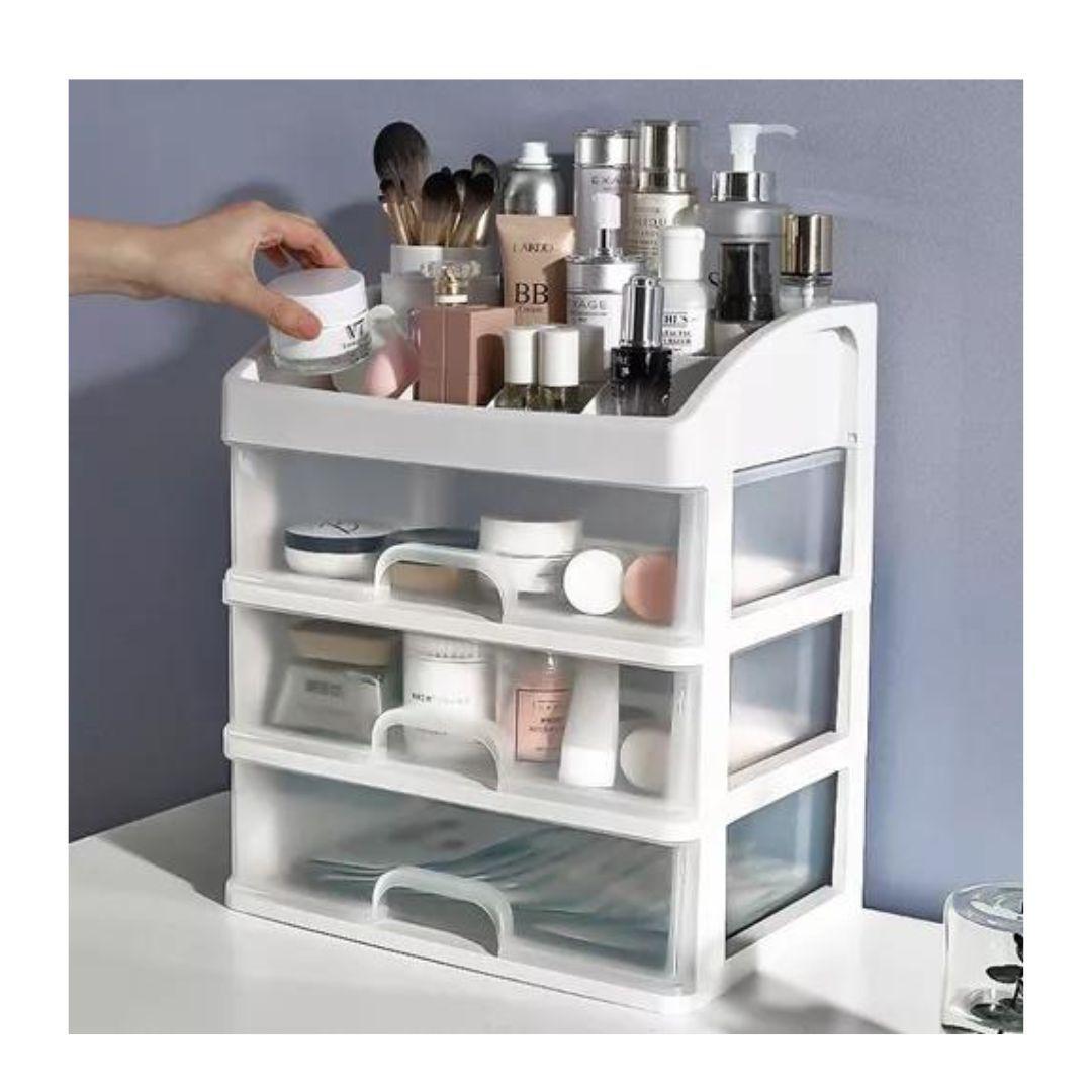 Organizador de Escritorio y Cosméticos de 3 Cajones-5