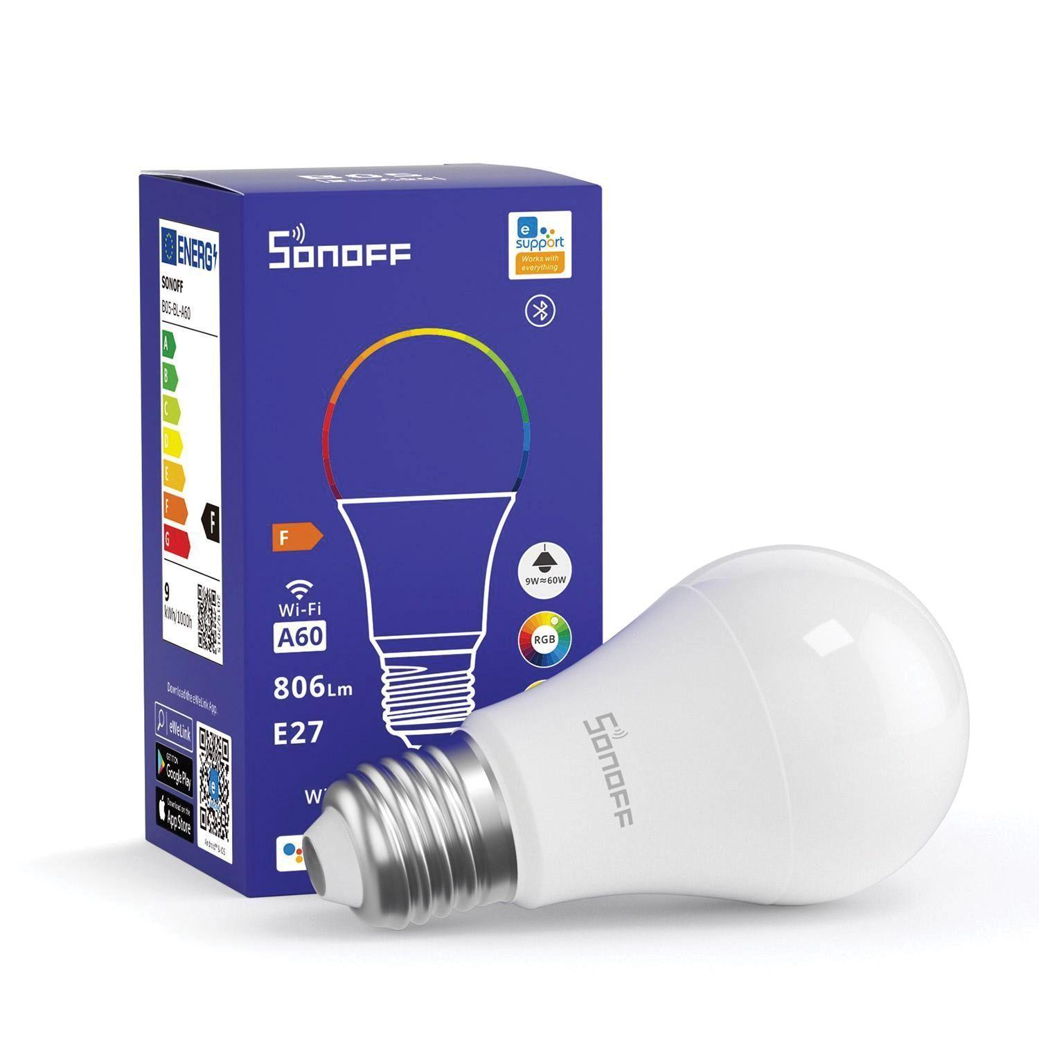 Pack 3 Ampolletas Smart LED RGB B05 B-A60 Sonoff-1