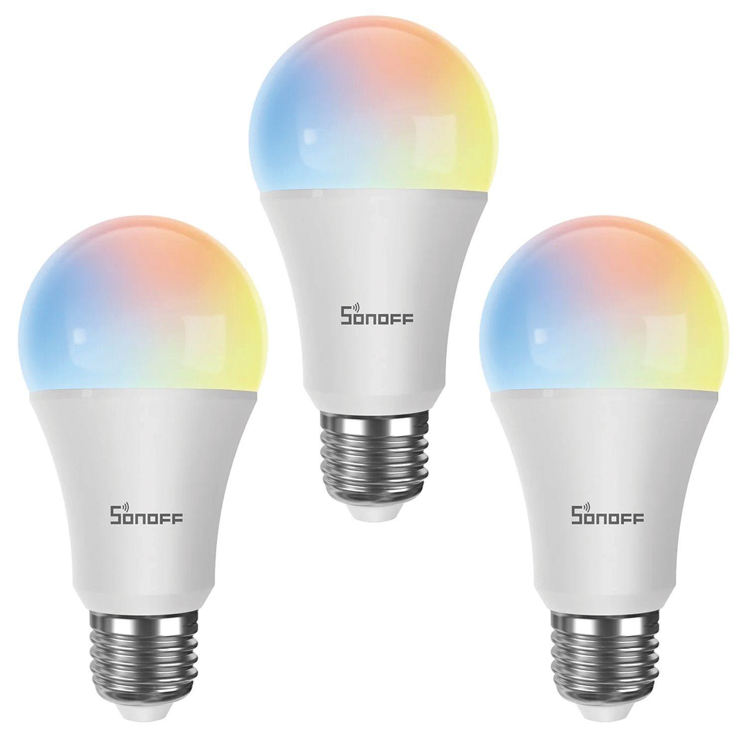 Pack 3 Ampolletas Smart LED RGB B05 B-A60 Sonoff-0