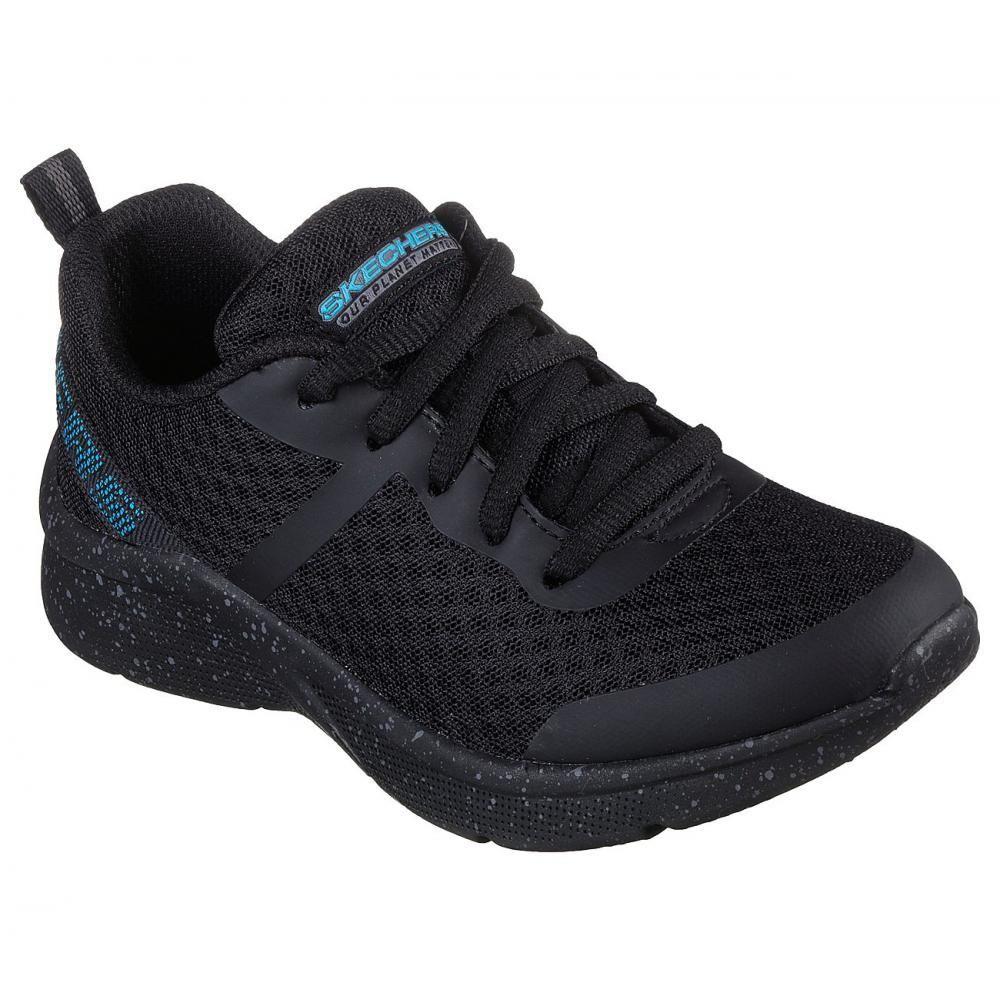 Zapatilla Niño Microspec Negro Skechers-1