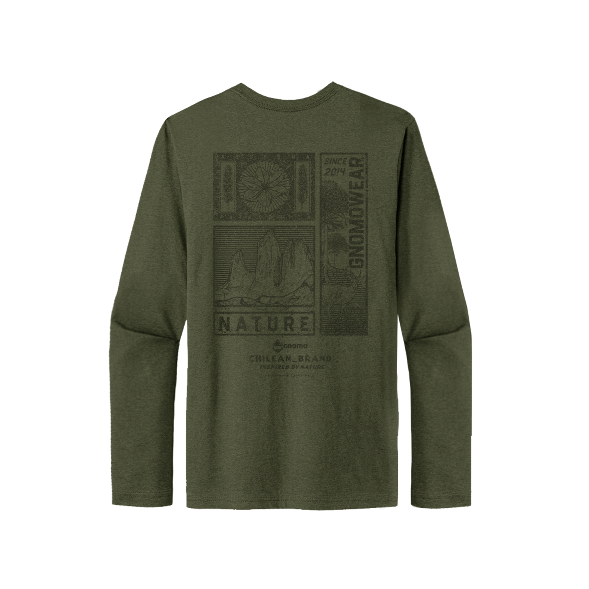 Polera Eco M-5 Hombre Green Gnomo-3