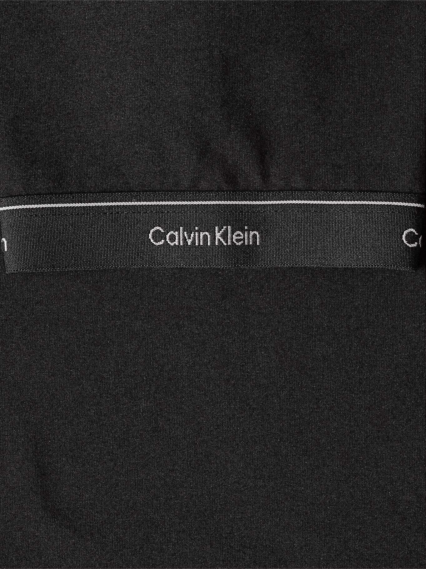 Polera LS Cuff Slim Fit  Negro Calvin Klein-1