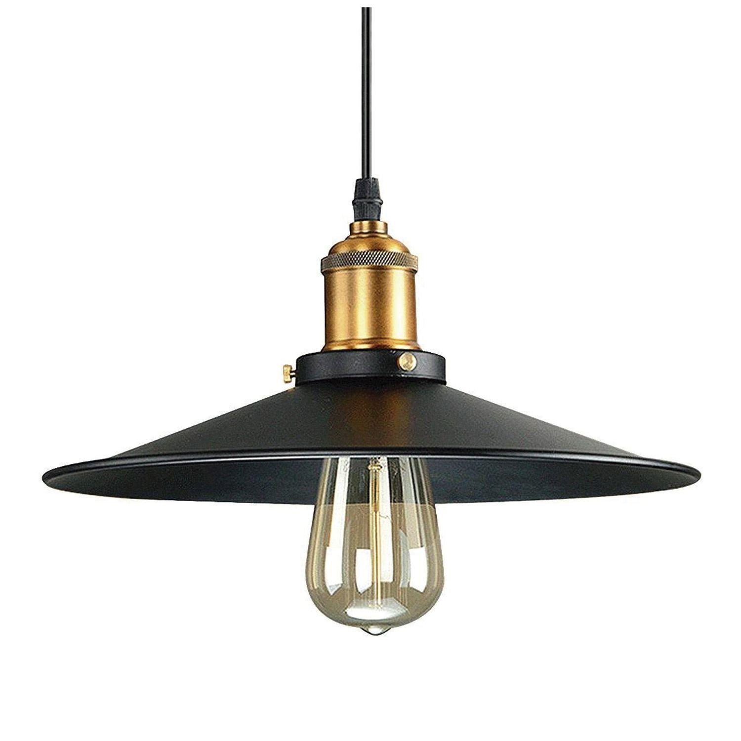 Lámpara Colgante E-27 Diseño Vintage Dorado Sigis-0