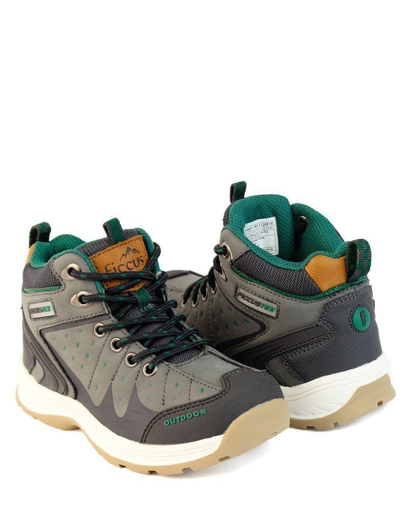 Zapatilla Outdoor Ficcustex Cordón A Correr Niño-2