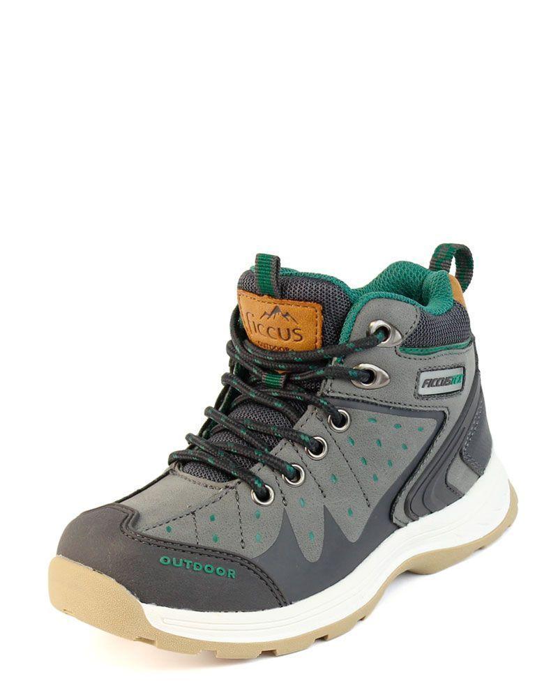 Zapatilla Outdoor Ficcustex Cordón A Correr Niño-1