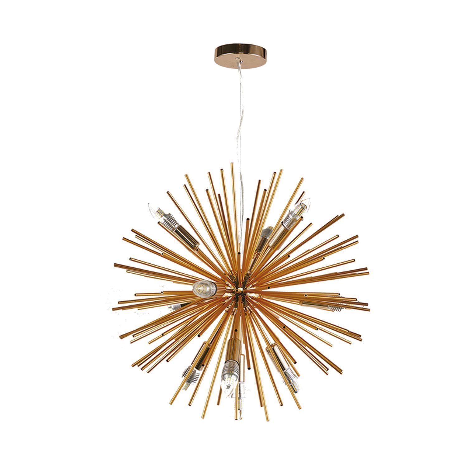 Lámpara Colgante Diseño Elegante Gold Porta 10*E-27-0