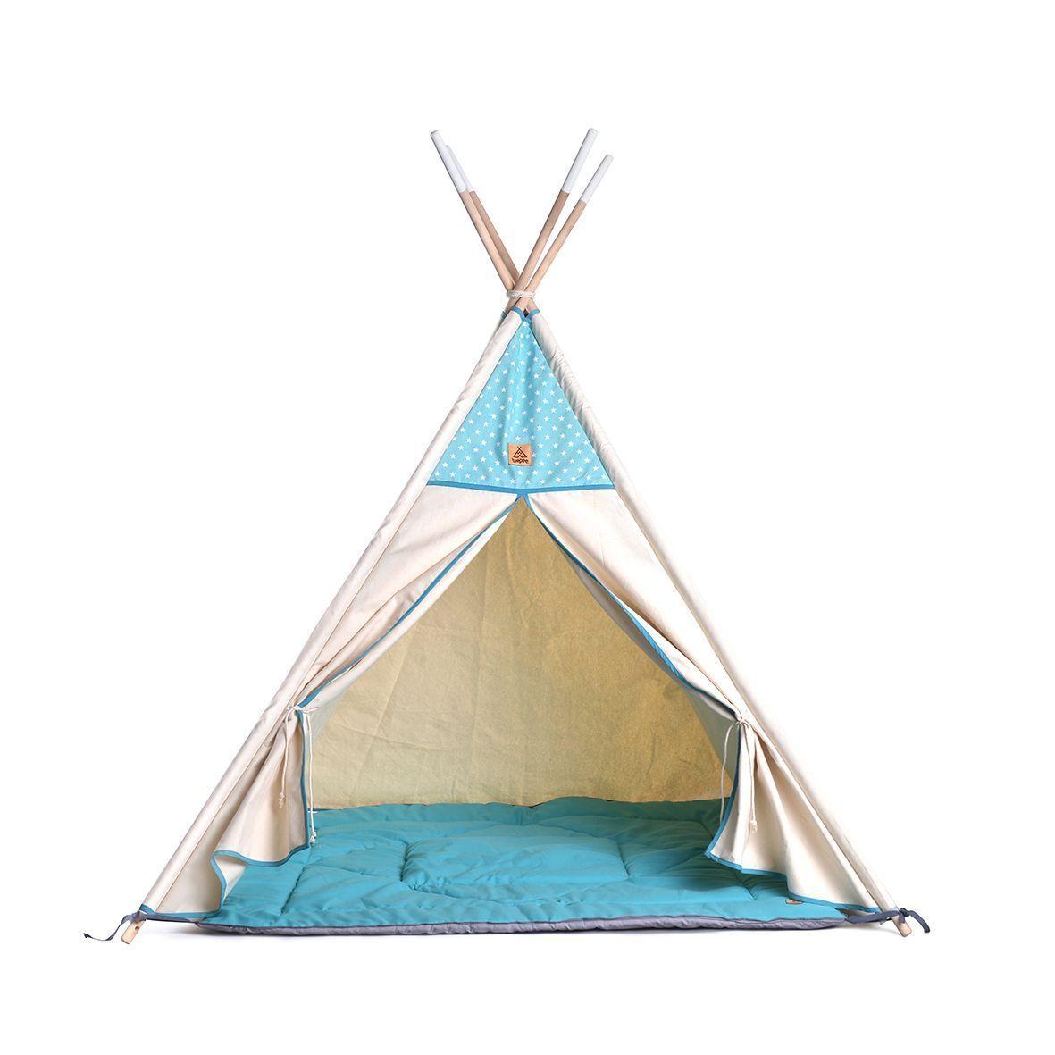Carpa tipi modelo Greenstar + playmat + bolso de transporte-1
