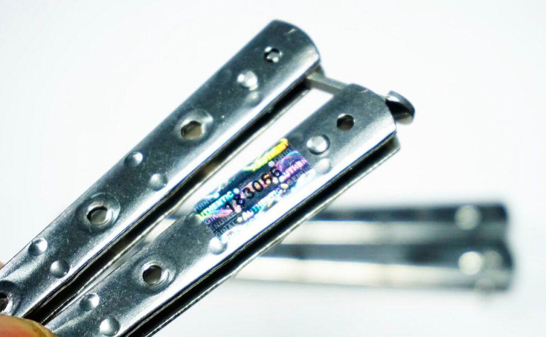 Cuchillo Navaja Mariposa Moon Walker Holograph Ai30-2