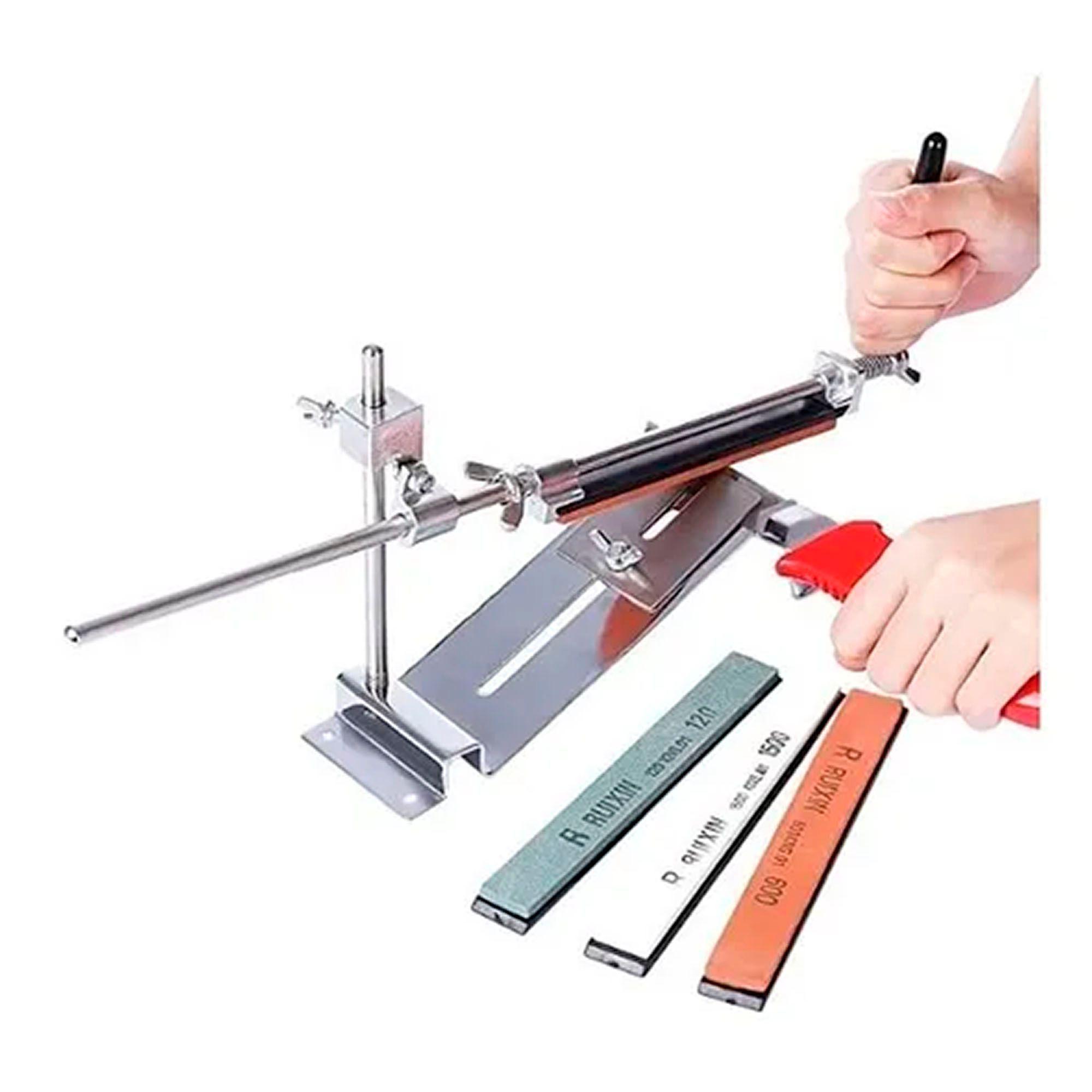 Kit Afilador Cuchillos Profesional + 4 Piedras-0