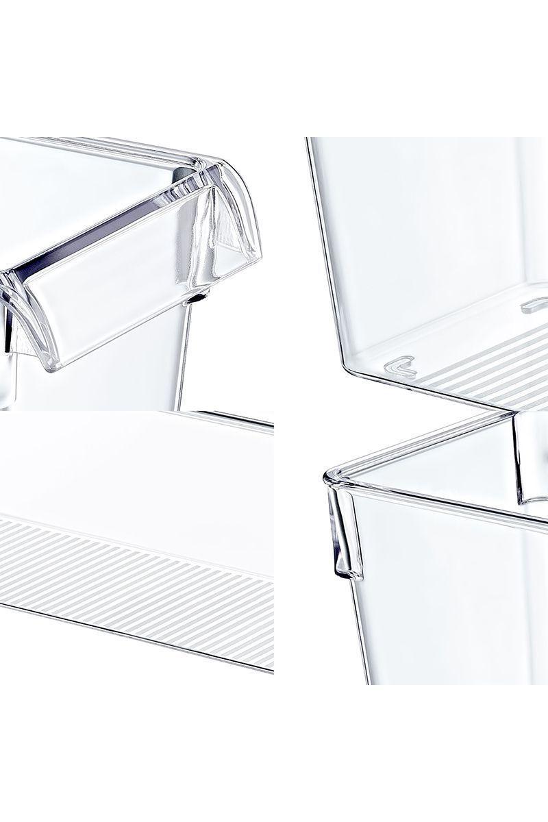 Set 3 Organizadores Alto Clear Tapa Transparentes-4