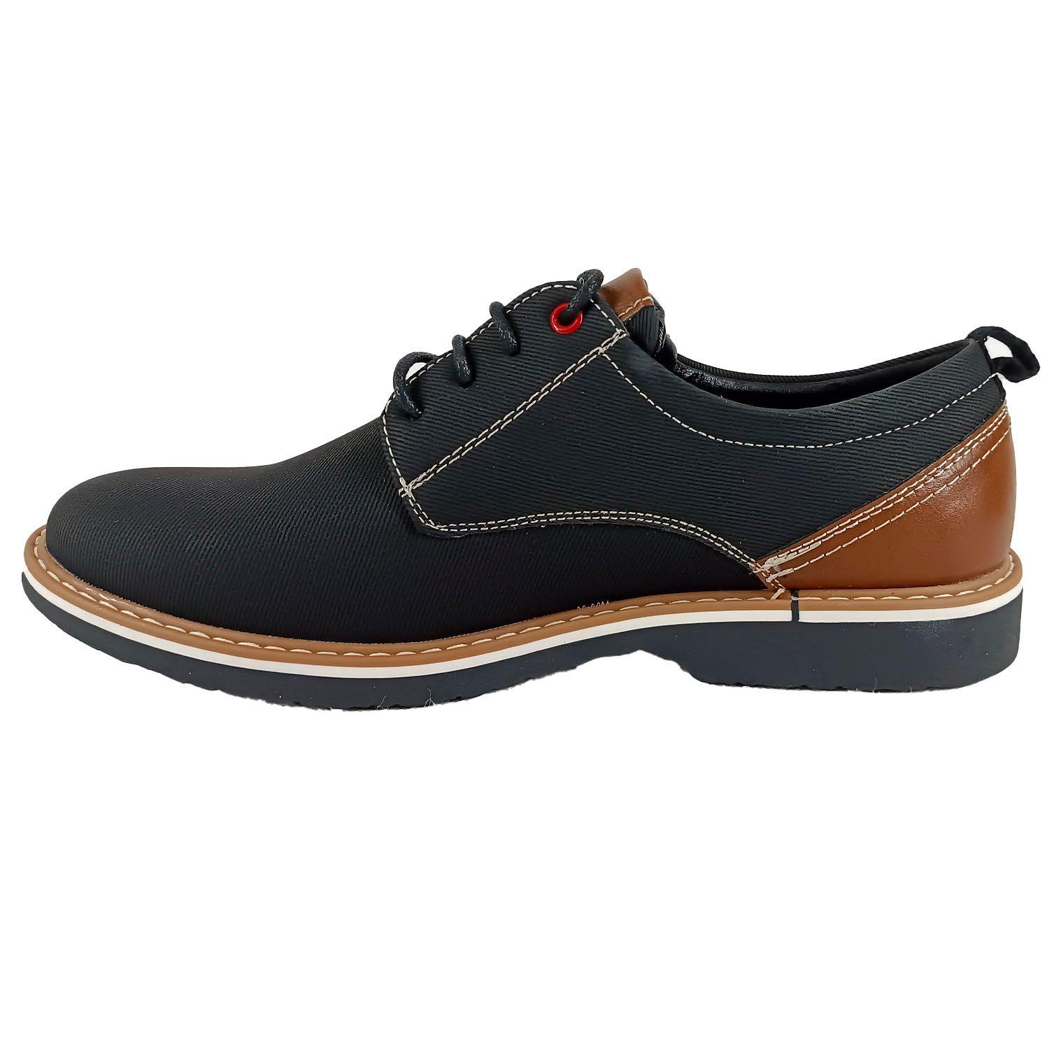 Zapatos de Casual de hombre X6 Negro-3