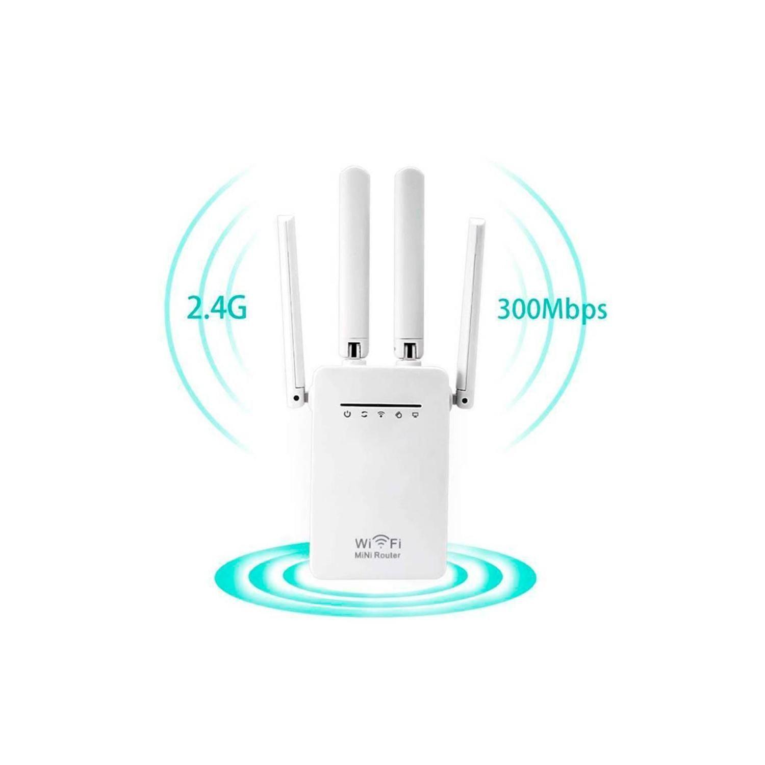 Router Repetidor Wifi 300 Mbps 4 Antenas Dblue-2