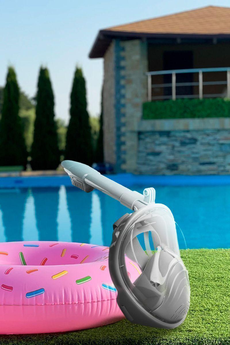 Máscara Snorkel Full Face L/XL soporte para cámara-5