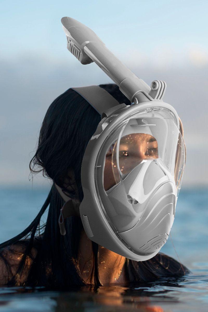 Máscara Snorkel Full Face L/XL soporte para cámara-1