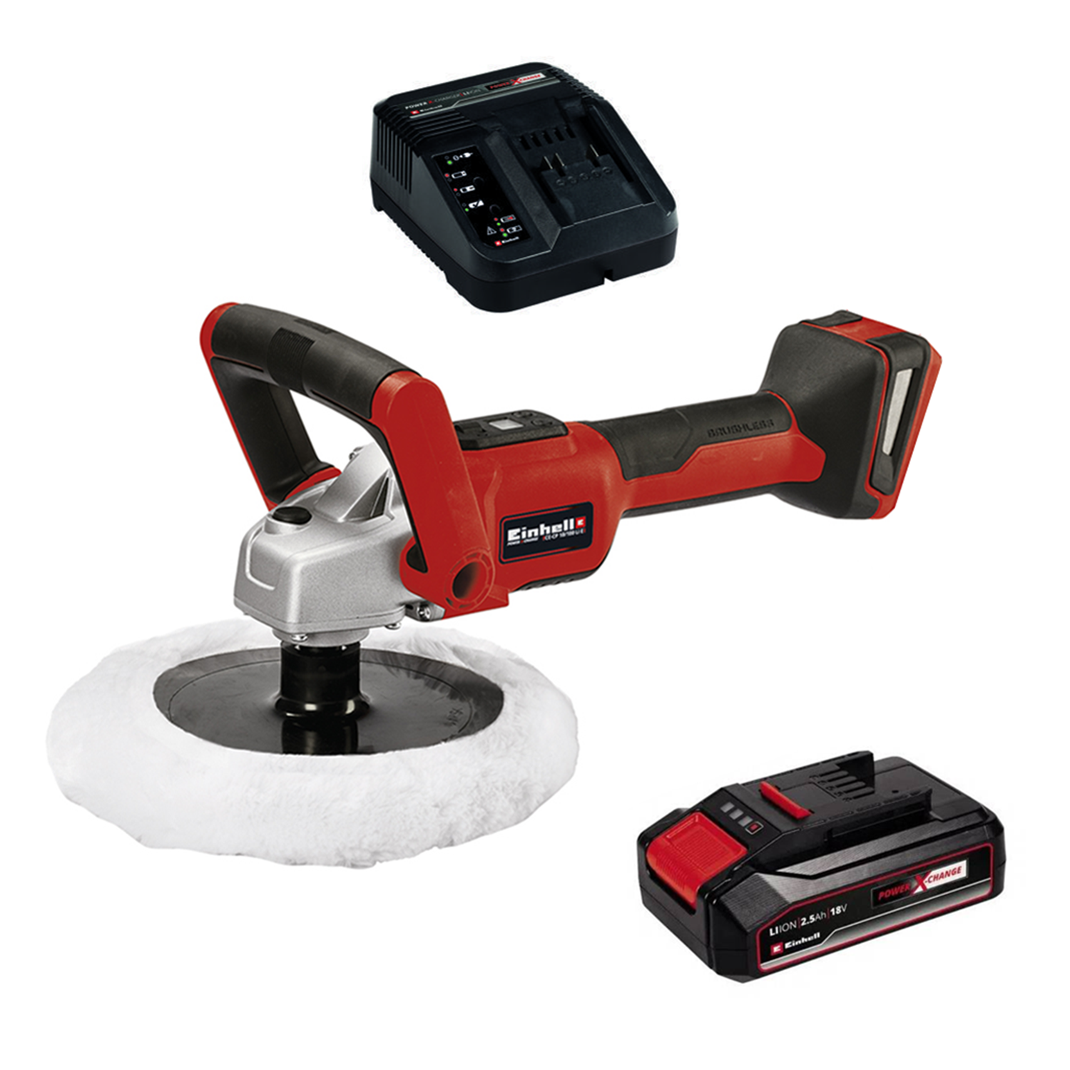 Pulidora 18v 7 Pulg 180mm Bat+ Carg Einhell-0