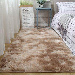 Alfombras Bajada Cama Peluditas Livianas De 150 X 60 Cm-0