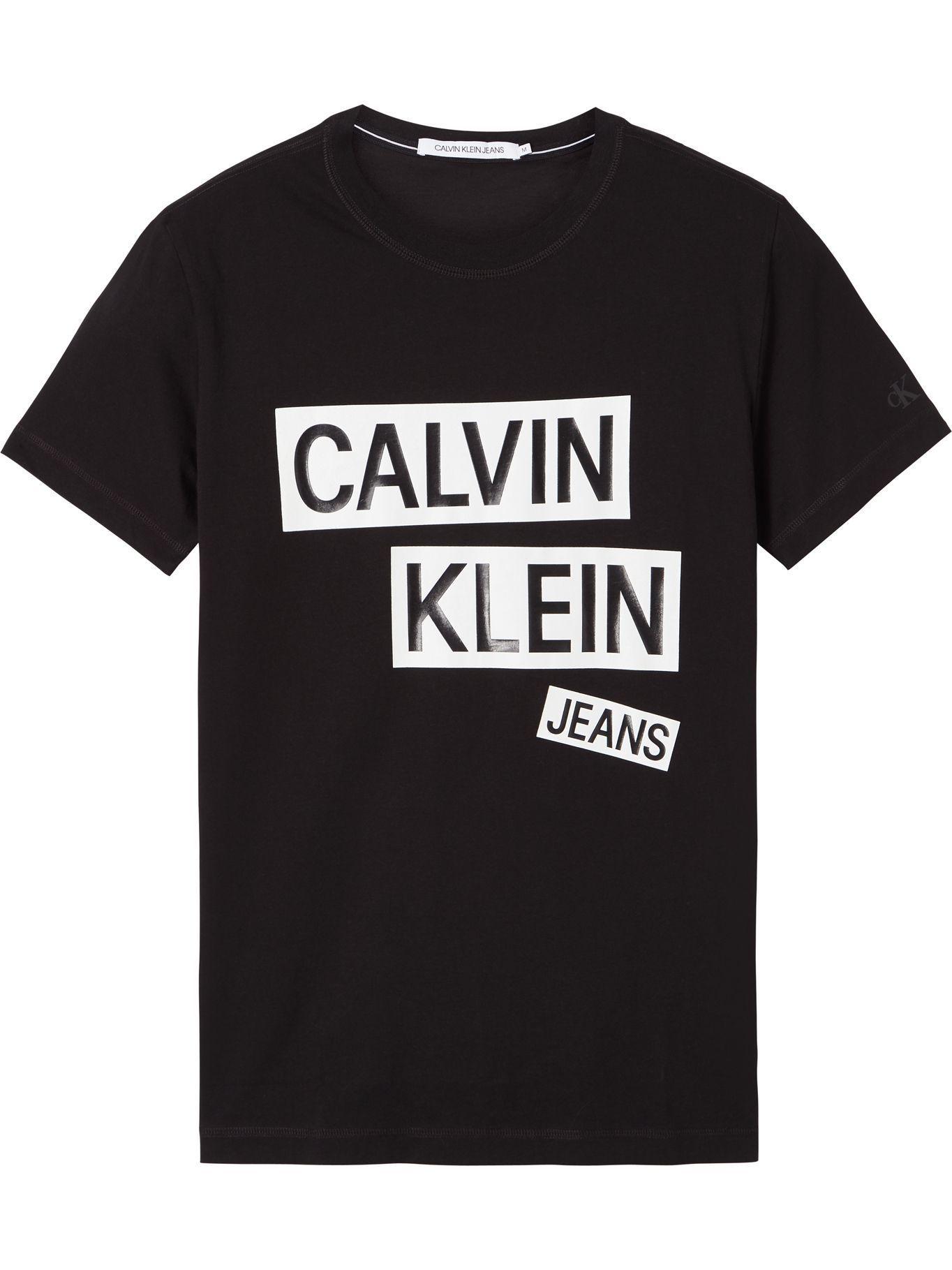 Polera Blocks Logo Negro Calvin Klein-3