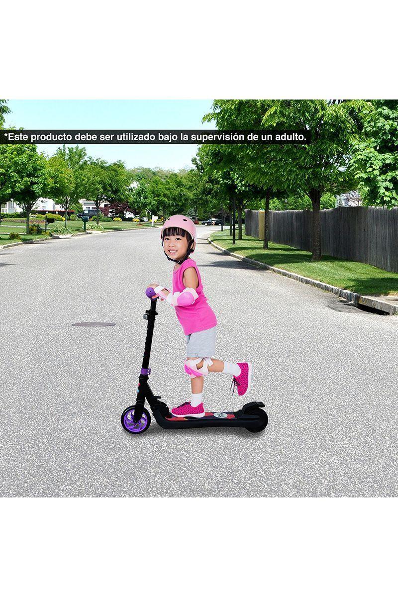 Scooter Eléctrico Plegable 10 Km/h Go Fun Violeta-5