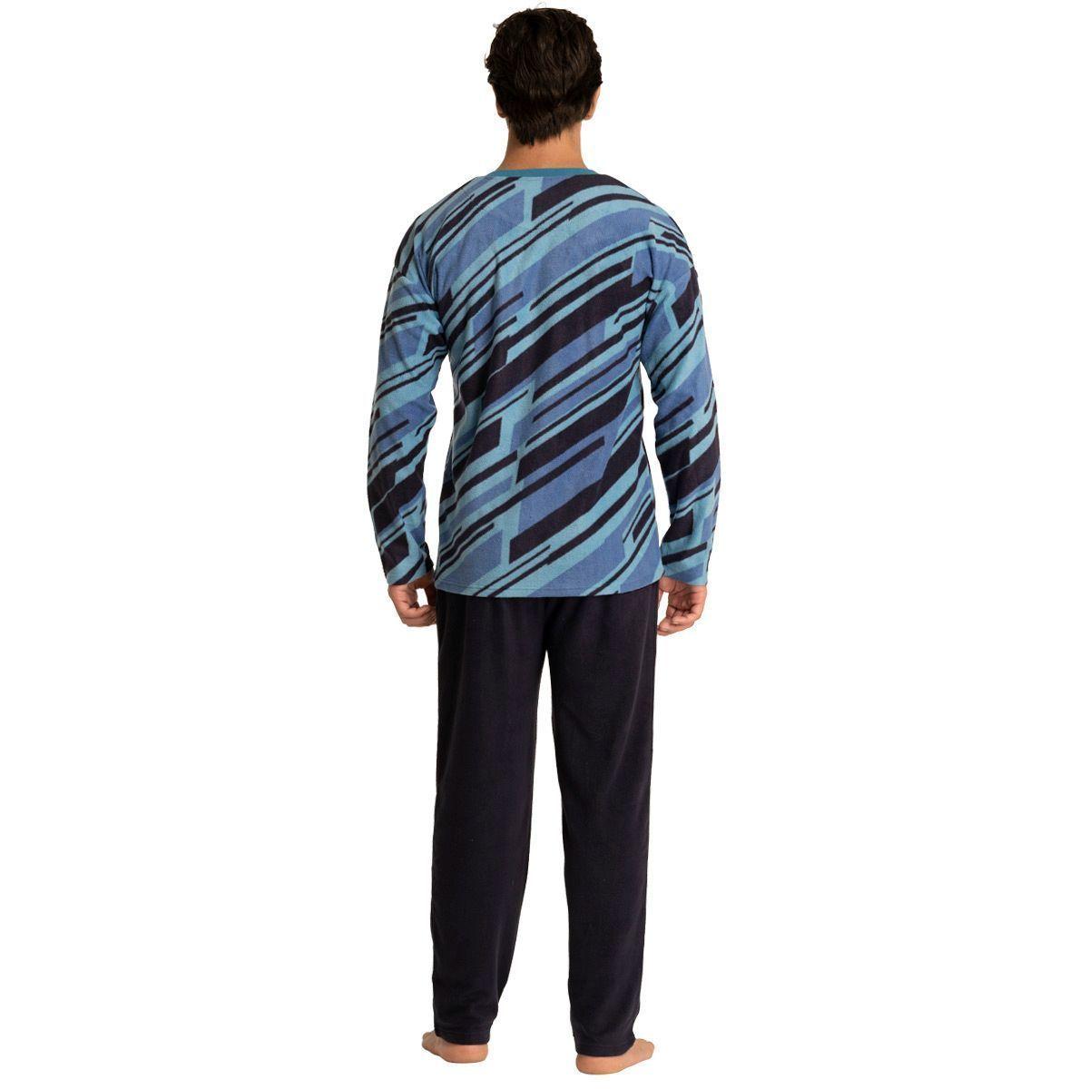 Pijama Micro Polar Hombre Invierno 235 C1 Top-1