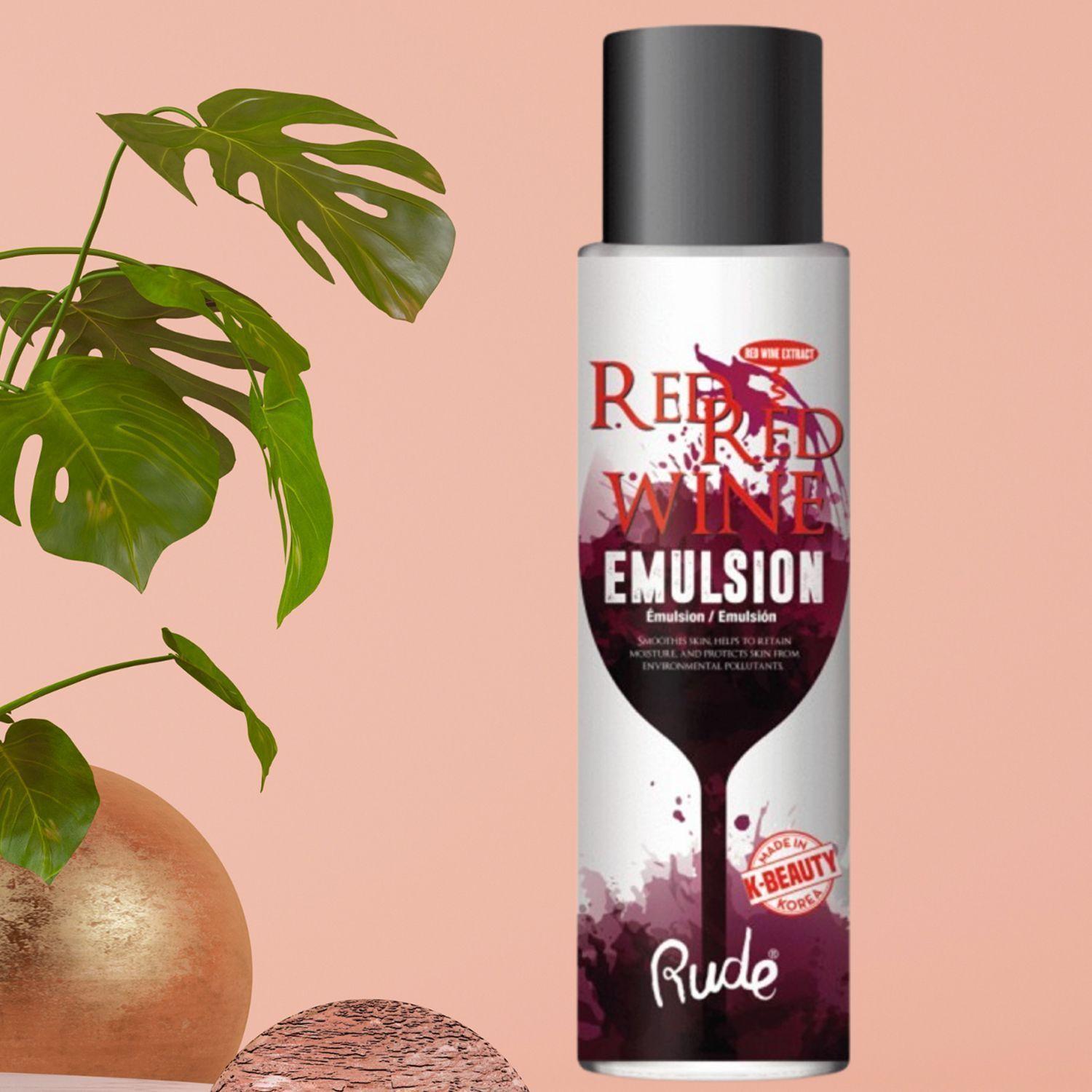 Emulsión Hidratante Facial "Red Red Wine" Rude Cosmetics-3