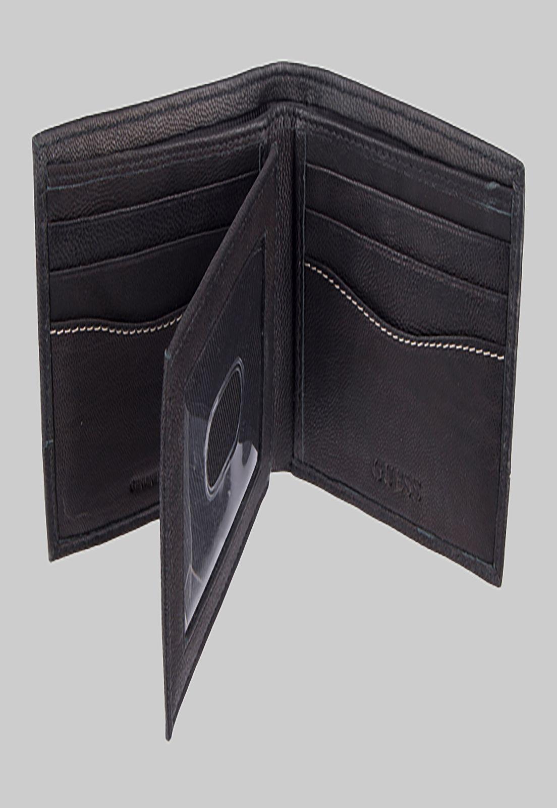 Billetera Chico Rfid Multicard Negro Guess-1