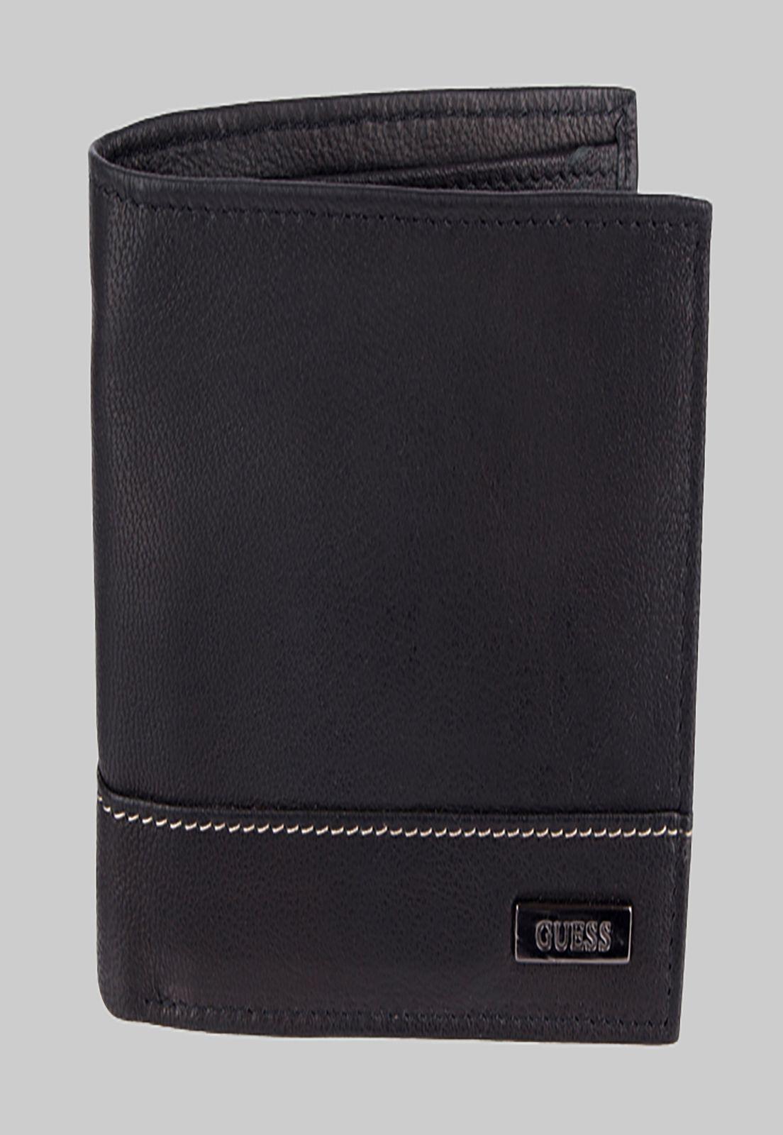Billetera Chico Rfid Multicard Negro Guess-0