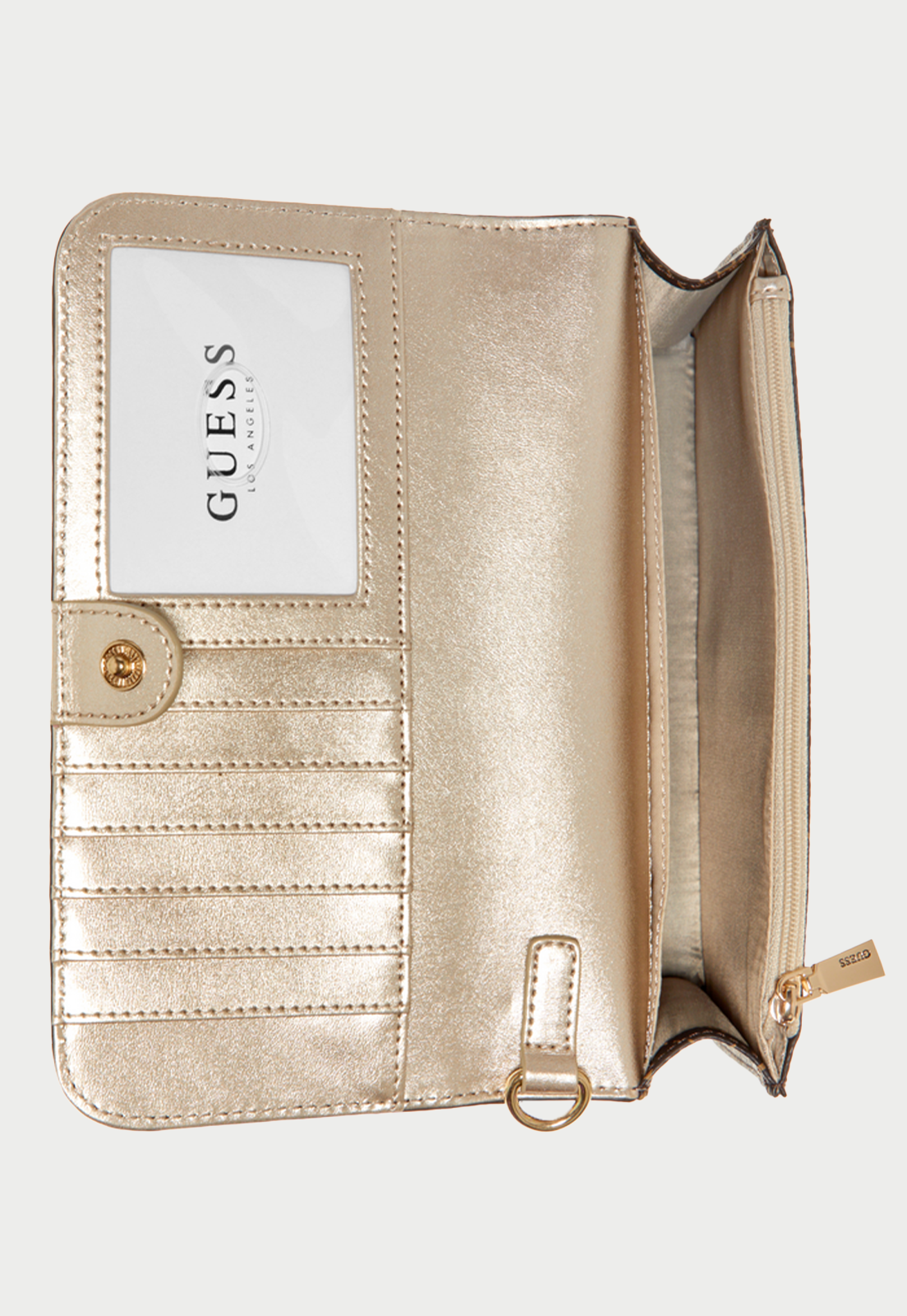 Billetera Fantine Slg Phone Organizer Beige Guess-2