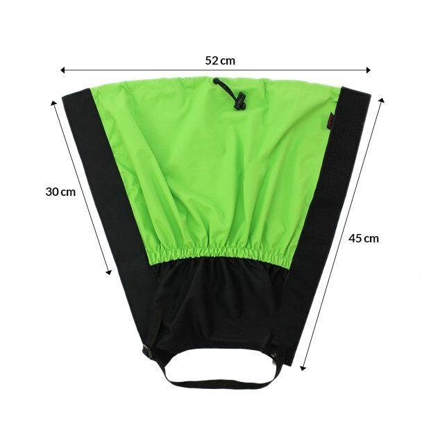 Polainas para Trekking, Nieve, Outdoor Negro-2