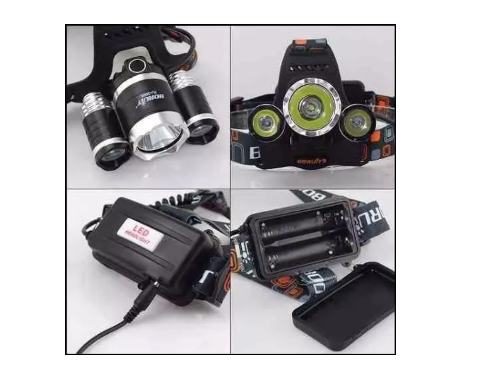 Linterna Frontal 5000 Lumenes Led Minero-2
