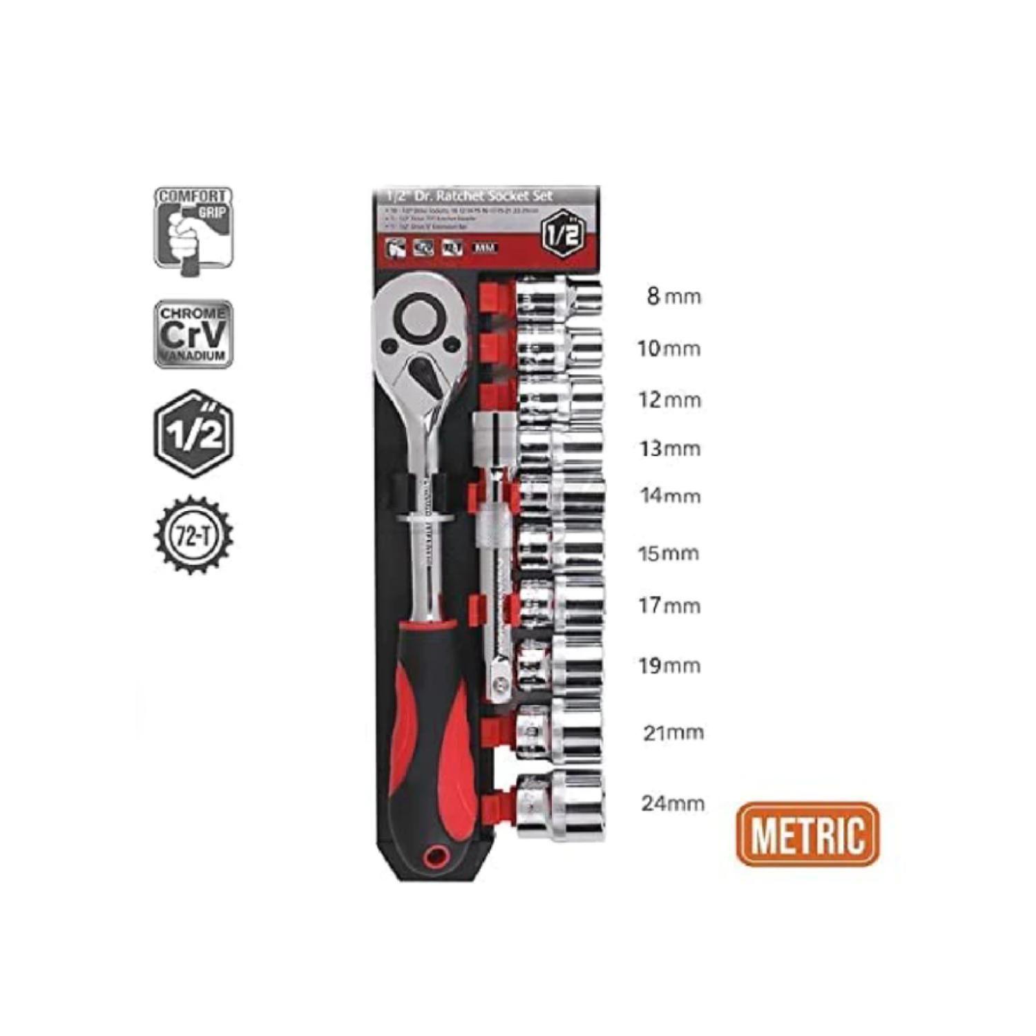 Kit Juego De Dados 12 En 1 Con Llave Profesional-3