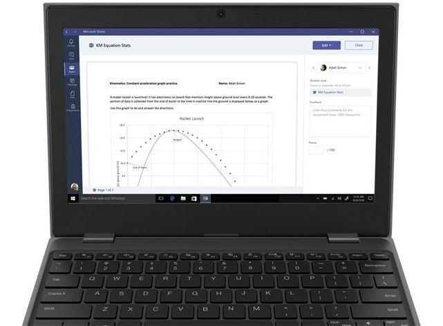 Notebook Lenovo 100e AMD 3015e 4 GB 64 GB eMMC Webcam Bluetooth Pantalla 11.6 Win 10-1