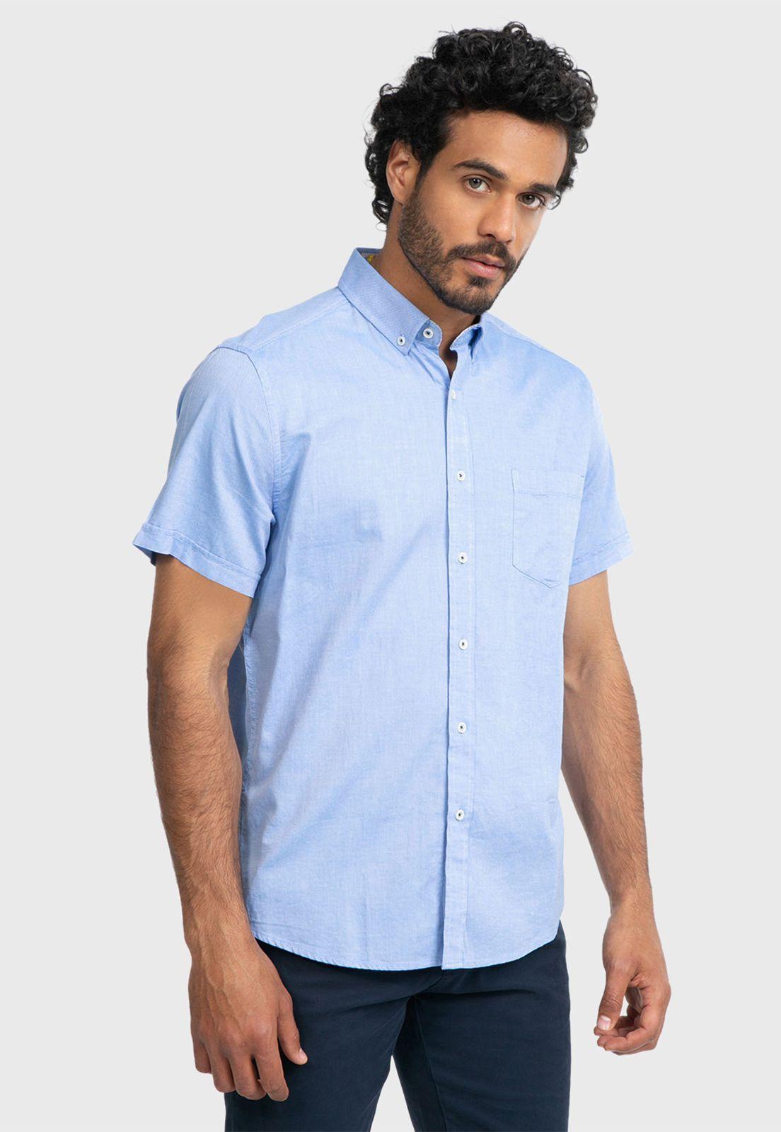 Camisa Sport Oxford Azul Arrow-0