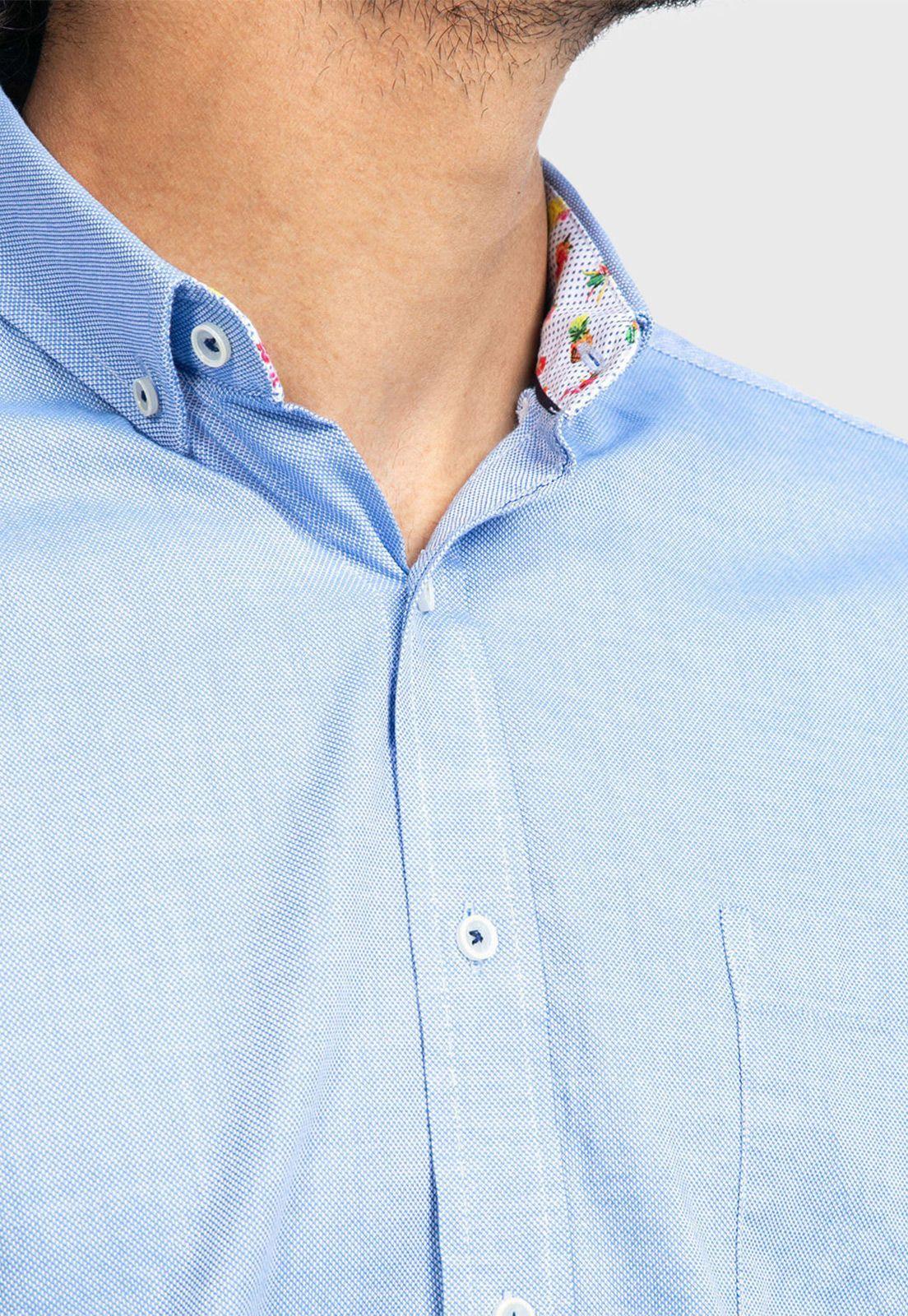 Camisa Sport Oxford Azul Arrow-3