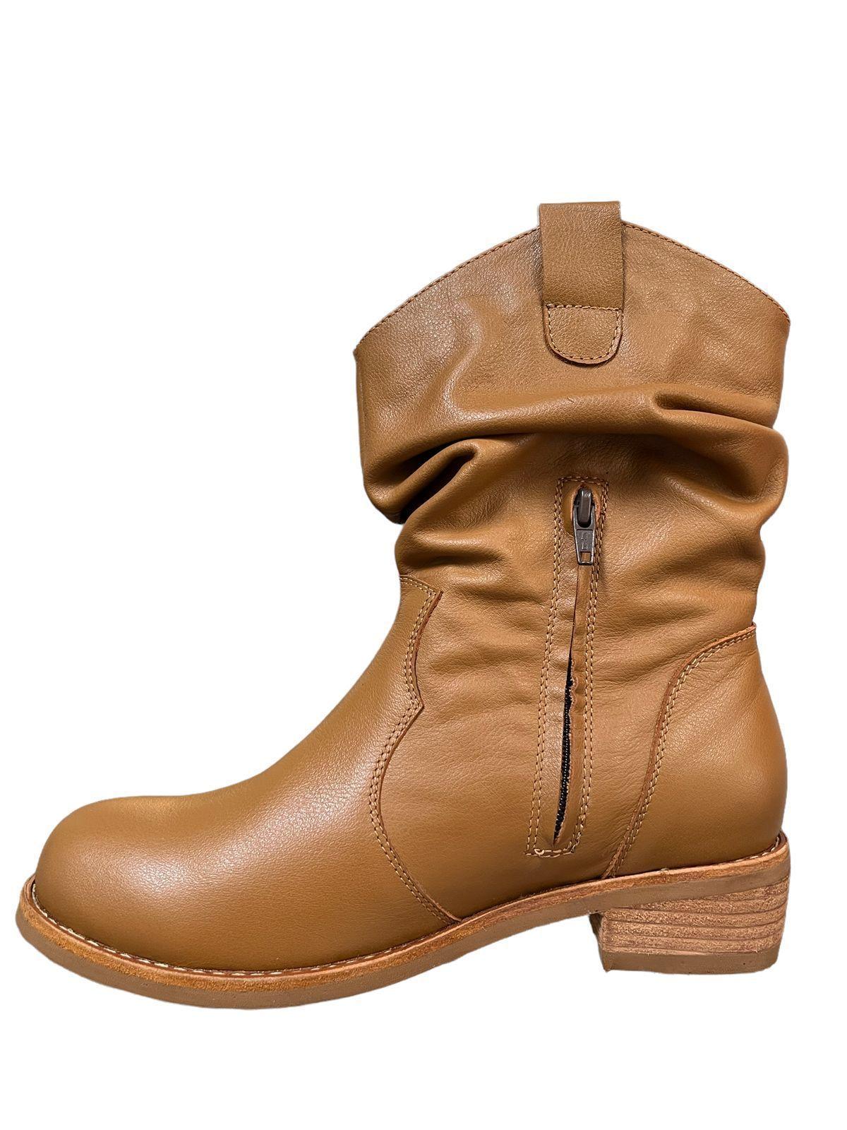 BOTA MARIA LORETO, CUERO CAMEL-3