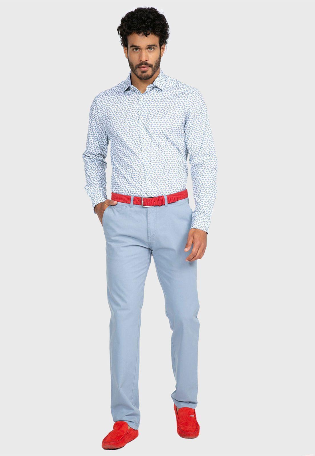 Camisa Arrow Manga Larga Floreada-4