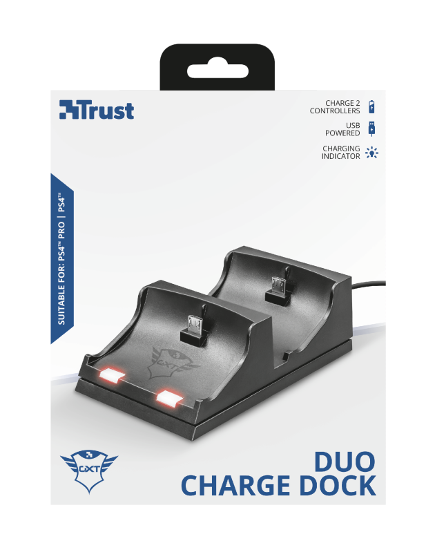 Cargador Controles Dual Trust Gxt 235 Ps4 Ps4 Pro-3