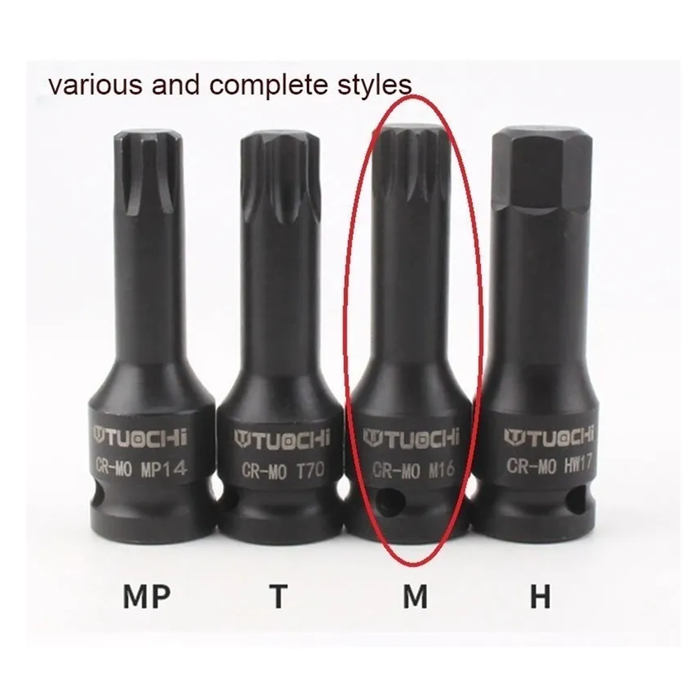 Set Juego Dados Impacto Torx 1/2 6 Piezas C3258-2