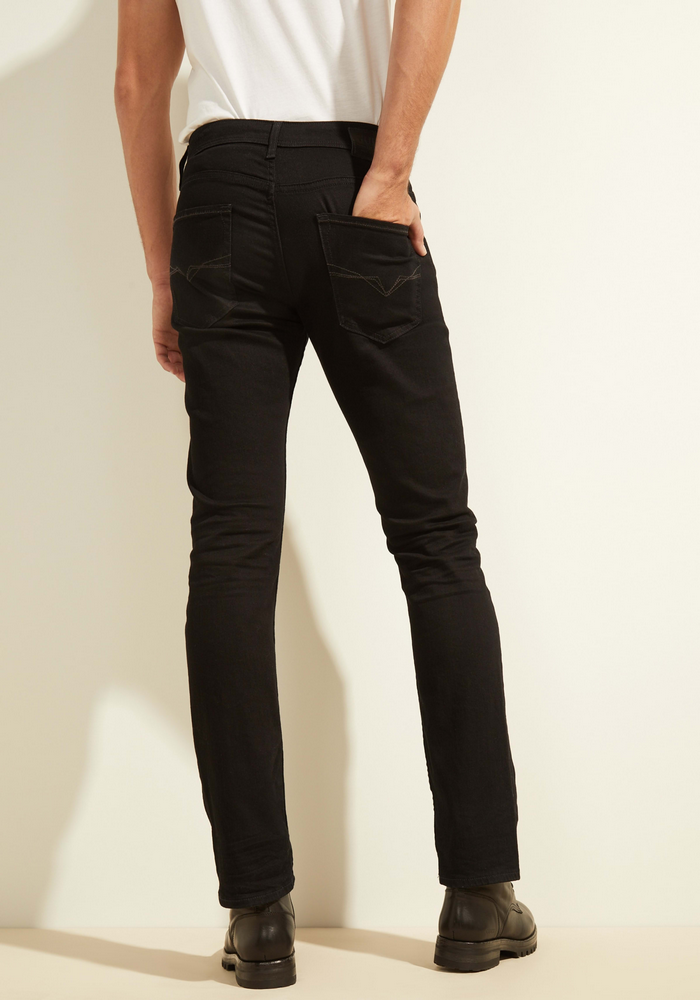 Jeans Guess Skinny CNKE NEGRO-2
