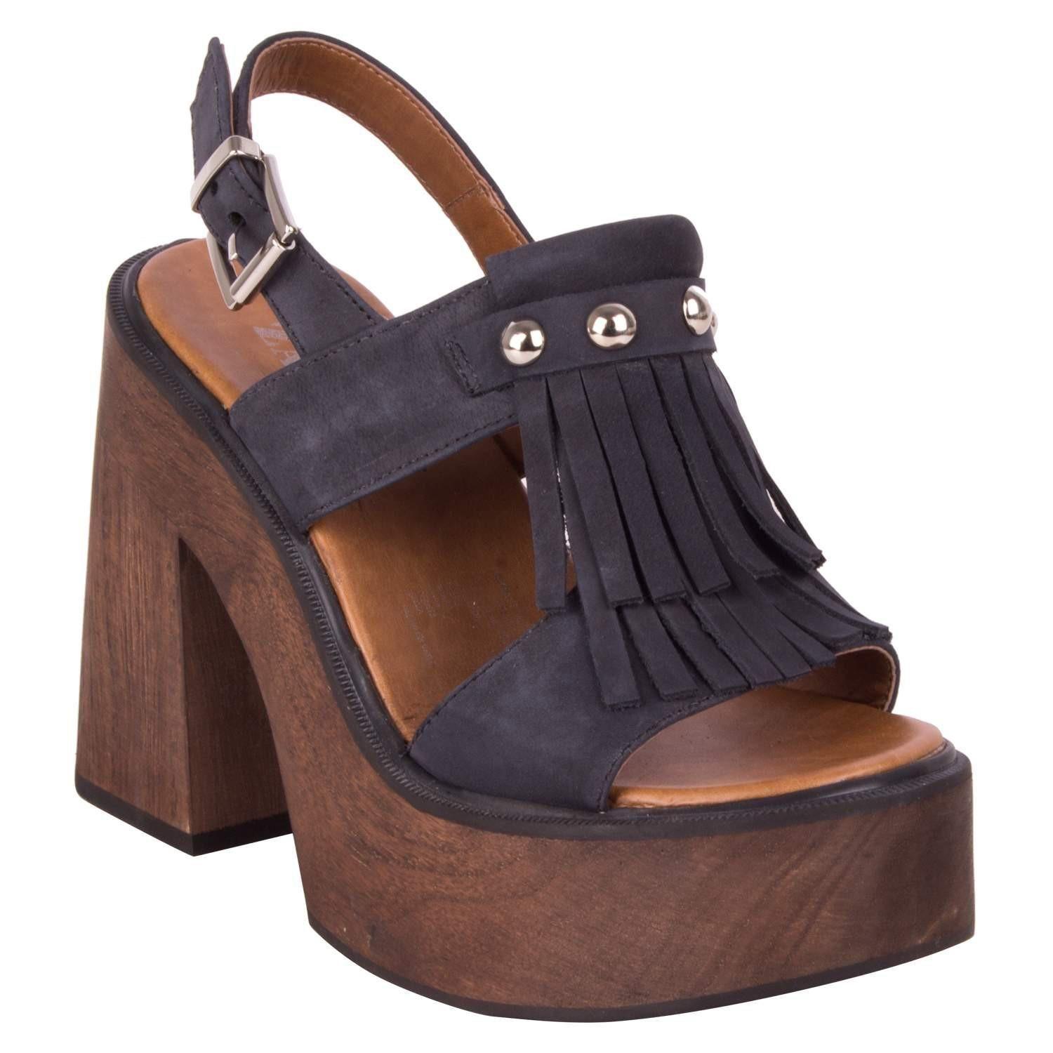 Sandalia Casual Zappa Mujer Negro - X578-0