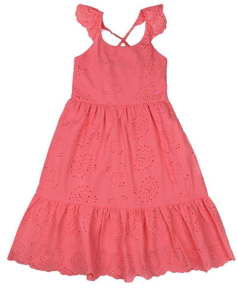 Vestido Jr Niña Broderie Be Yourself Ficcus-0