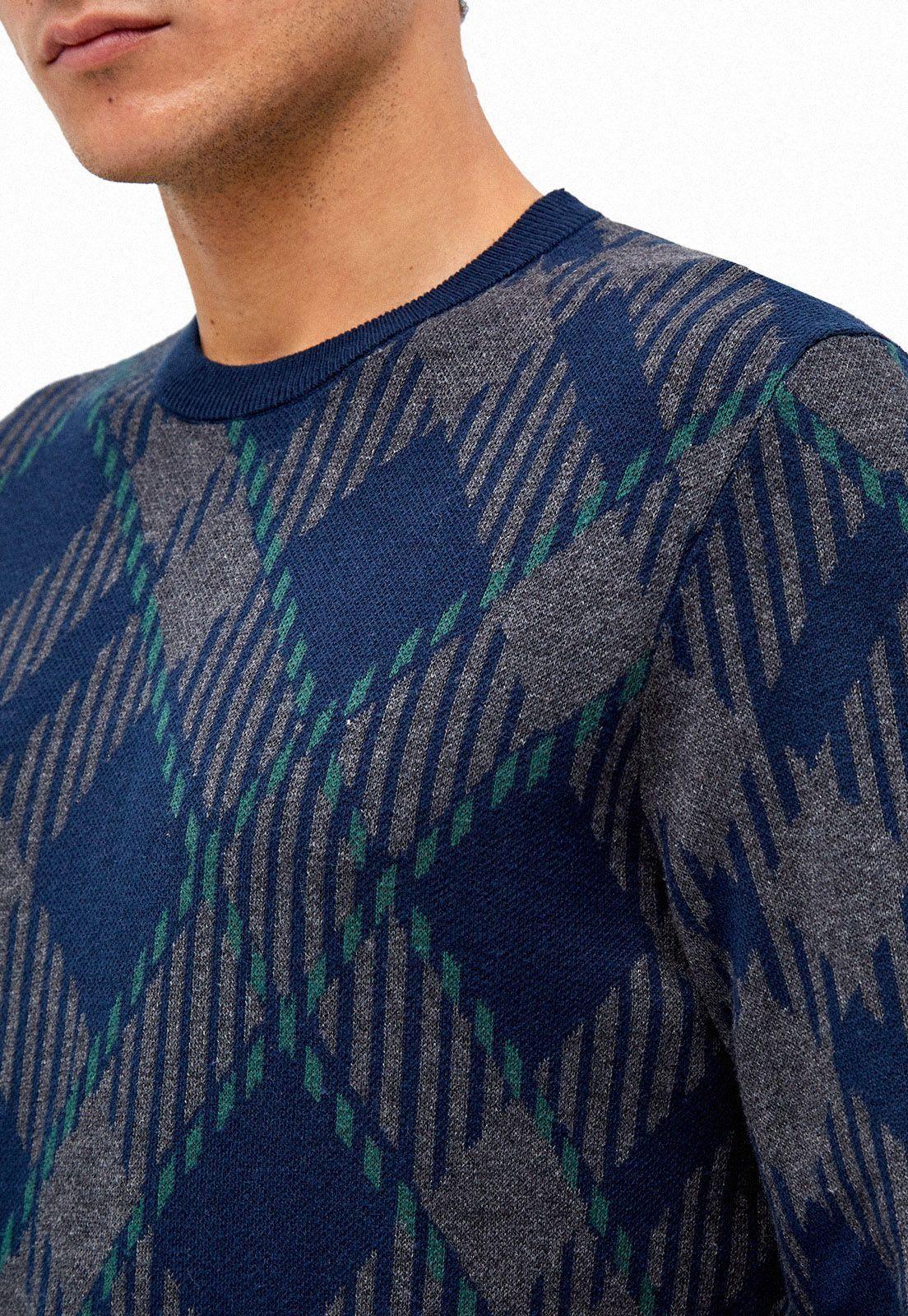 Sweater rombos navy-1