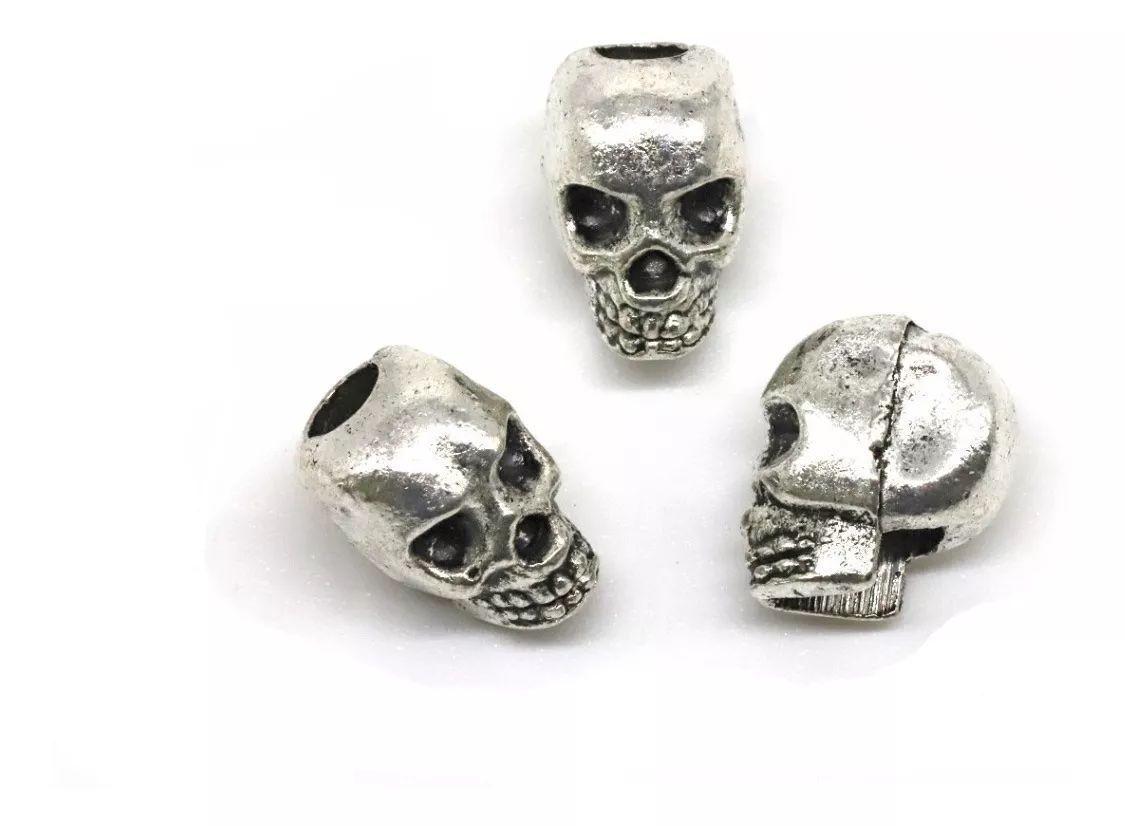 Dijes Chiche Bisutería Pack 30 Unds Modelo Calavera Ch22-1