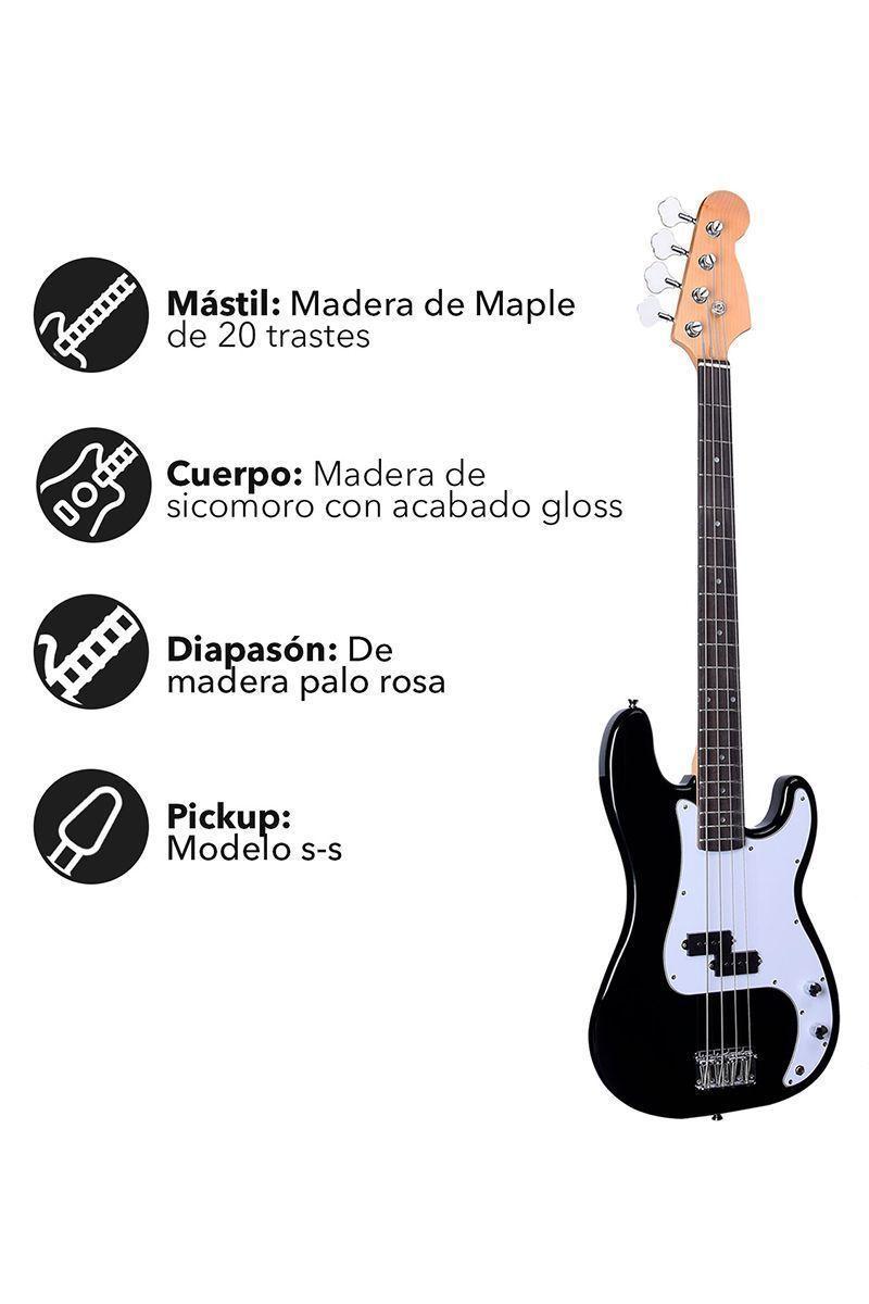Bajo Eléctrico Modelo K-B1-4 33x5x118cm Negro-1