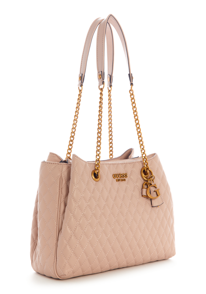 Cartera Maila Girlfriend Satchel Nud Beige Guess-2