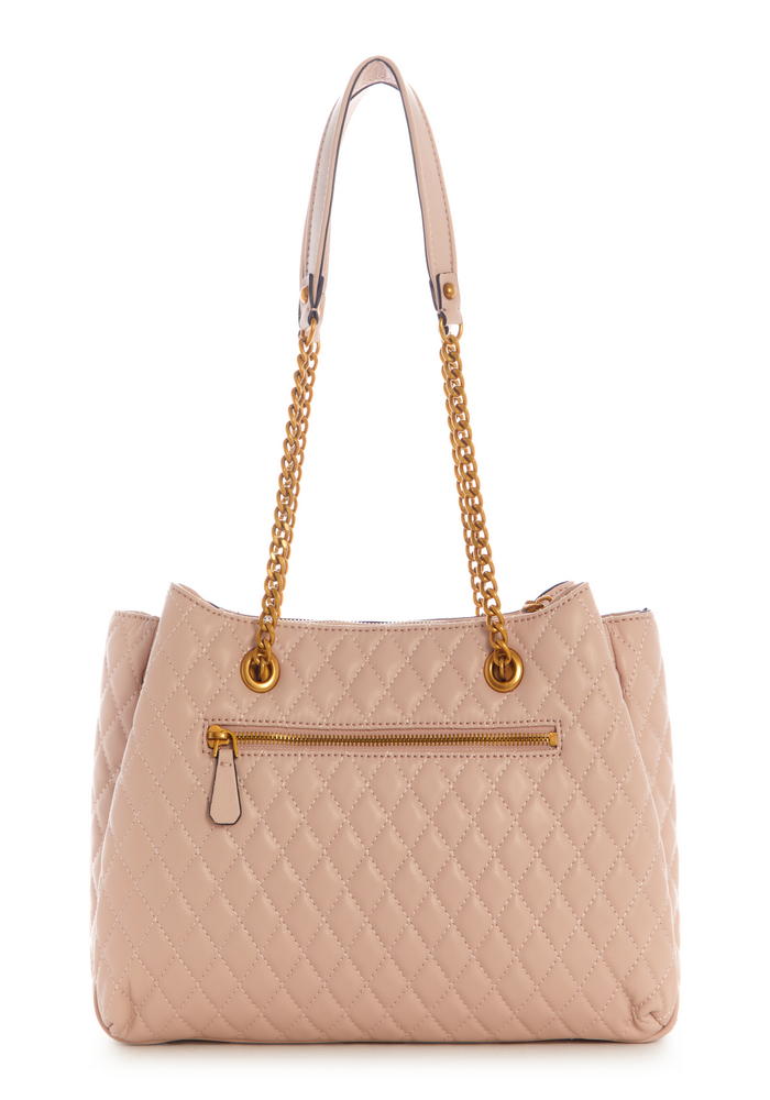 Cartera Maila Girlfriend Satchel Nud Beige Guess-1