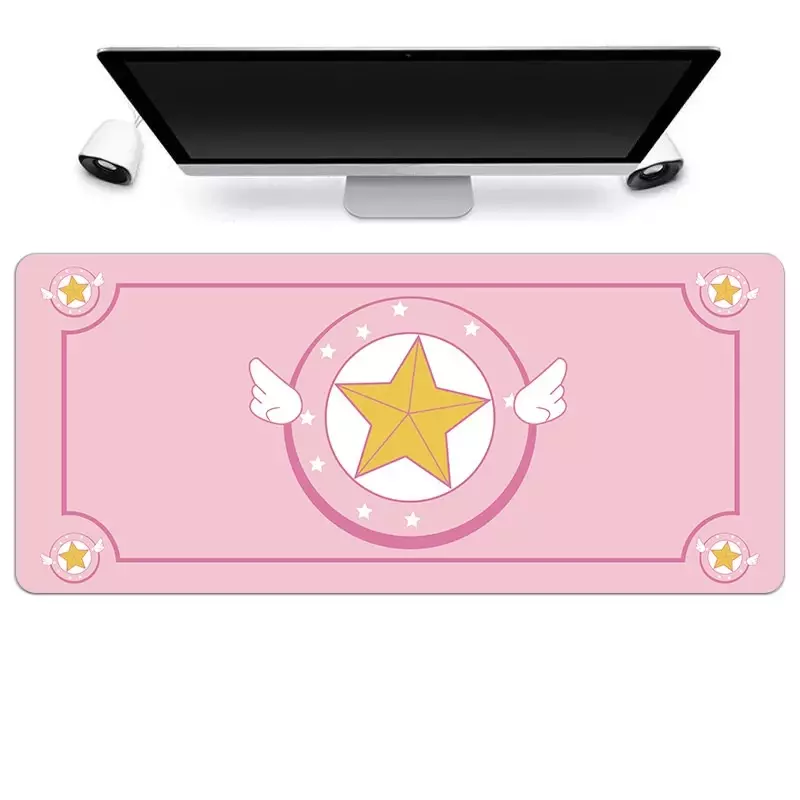 Mouse Pad Sakura Card Captor Alfombrilla Color Rosa -0