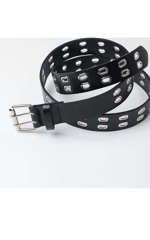 Cinturón Negro Punk Negro Humana-1